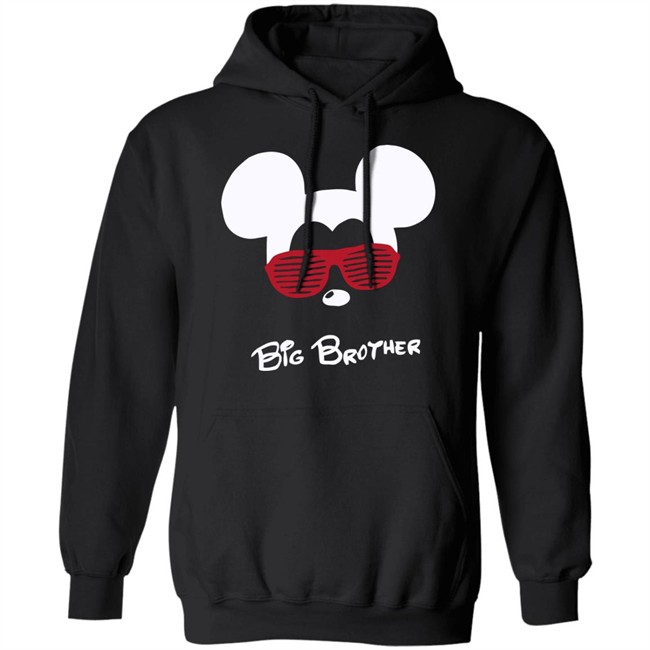 Mickey Mouse Big Brother Black T Shirt Mickey Mouse Big Brother Black T Shirt
