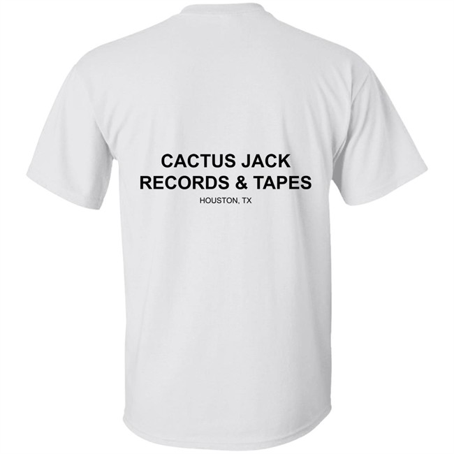 Cactus Jack Records T Shirt Cactus Jack Records & Tapes Houston Tx White Tee Shirts Cactus Jack Records T Shirt Cactus Jack Records & Tapes Houston Tx White Tee Shirts