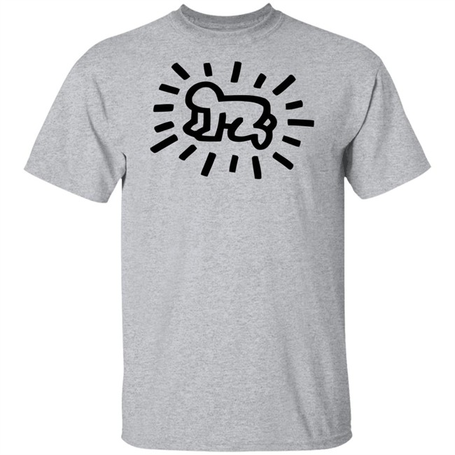 Keith Haring Radiant Baby Tee Pink Shirt Keith Haring Radiant Baby Tee Pink Shirt