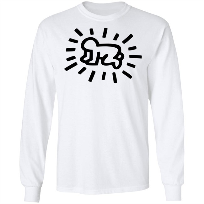 Keith Haring Radiant Baby Tee Pink Shirt Keith Haring Radiant Baby Tee Pink Shirt