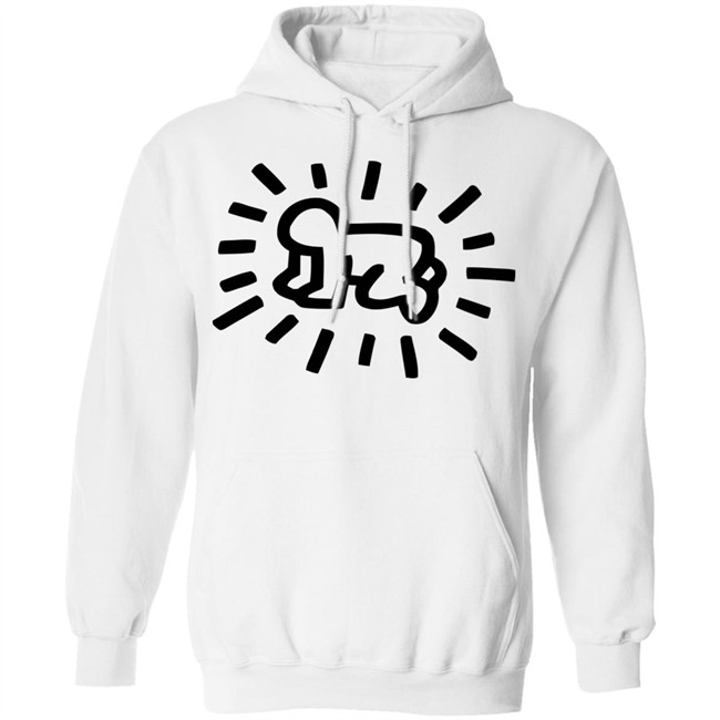 Keith Haring Radiant Baby Tee Pink Shirt Keith Haring Radiant Baby Tee Pink Shirt