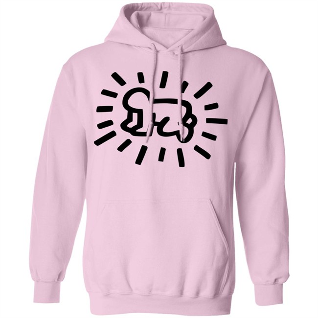 Keith Haring Radiant Baby Tee Pink Shirt Keith Haring Radiant Baby Tee Pink Shirt