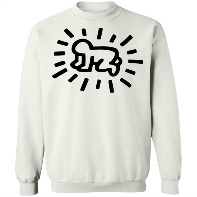 Keith Haring Radiant Baby Tee Pink Shirt Keith Haring Radiant Baby Tee Pink Shirt