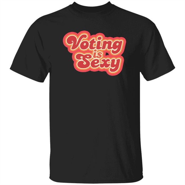 Zach Braff Wears Voting Is Sexy T Shirt Zach Braff Wears Voting Is Sexy T Shirt
