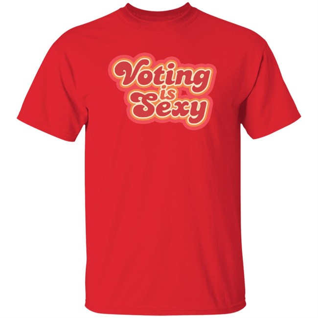 Zach Braff Wears Voting Is Sexy T Shirt Zach Braff Wears Voting Is Sexy T Shirt