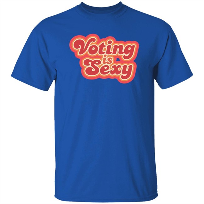 Zach Braff Wears Voting Is Sexy T Shirt Zach Braff Wears Voting Is Sexy T Shirt