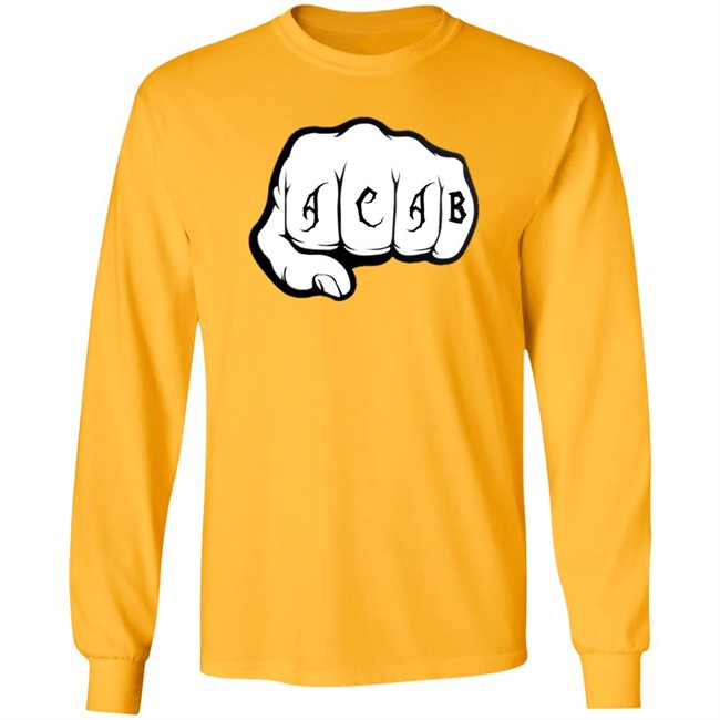 Acab Shirt Ultras ACAB Knock-Out WhiteT Shirts Acab Shirt Ultras ACAB Knock-Out WhiteT Shirts