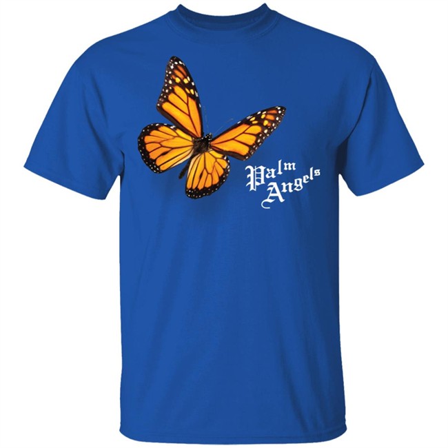 Butterfly Palm Angels Shirt Butterfly Black T Shirts Butterfly Palm Angels Shirt Butterfly Black T Shirts