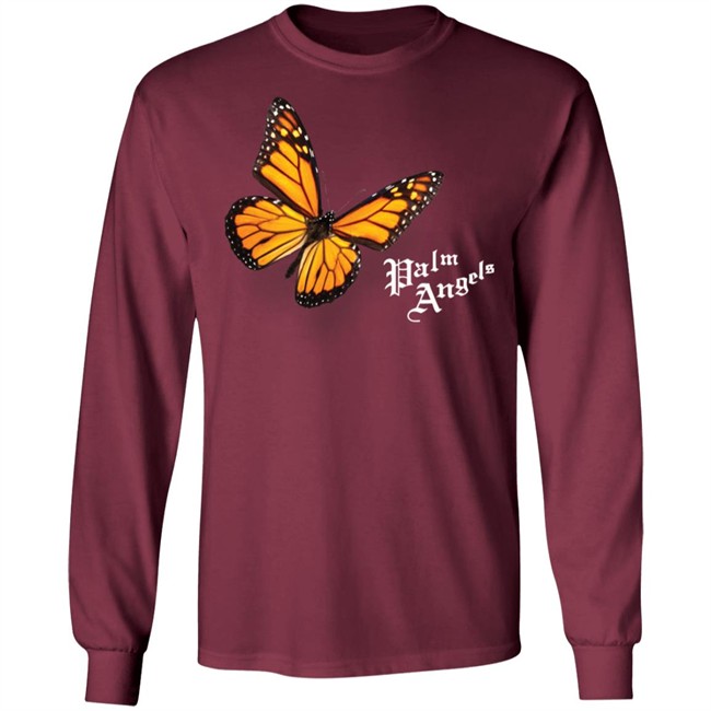 Butterfly Palm Angels Shirt Butterfly Black T Shirts Butterfly Palm Angels Shirt Butterfly Black T Shirts
