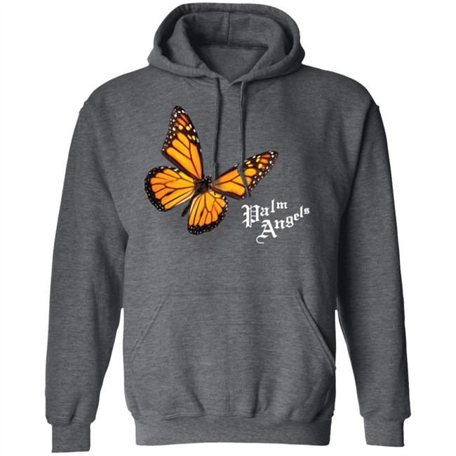 Butterfly Palm Angels Shirt Butterfly Black T Shirts Butterfly Palm Angels Shirt Butterfly Black T Shirts