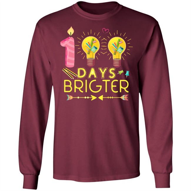 100 Days Brighter T Shirt 100 Days Brighter T Shirt