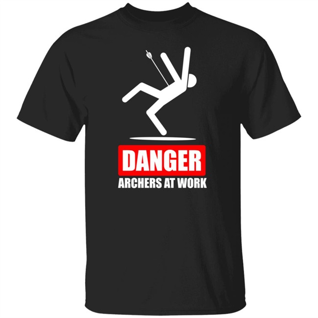 Lancaster Archery Supply Danger Archers At Work Tee Shirt