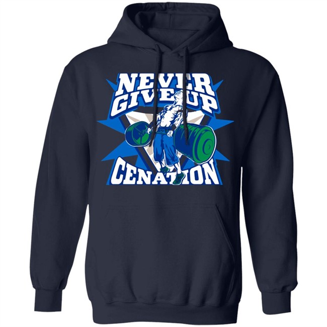 John Cena Never Give Up Authentic T Shirt John Cena Never Give Up Authentic T Shirt