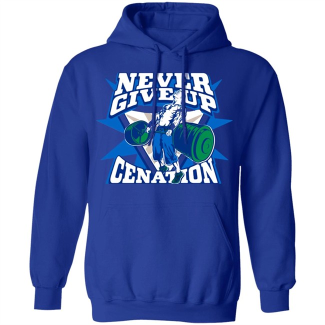 John Cena Never Give Up Authentic T Shirt John Cena Never Give Up Authentic T Shirt