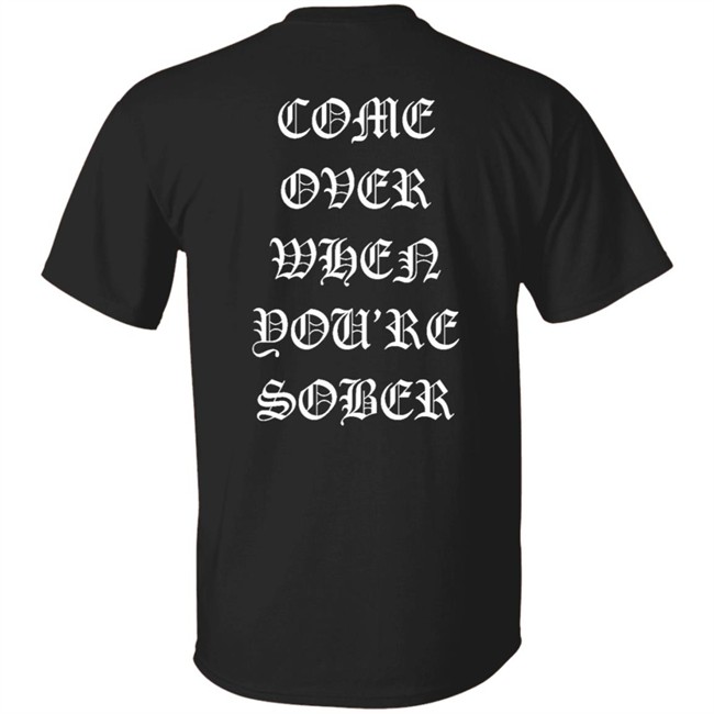 Lil Peep Merch Come Over When You'Re Sober Hoodie Lil Peep Merch Come Over When You'Re Sober Hoodie