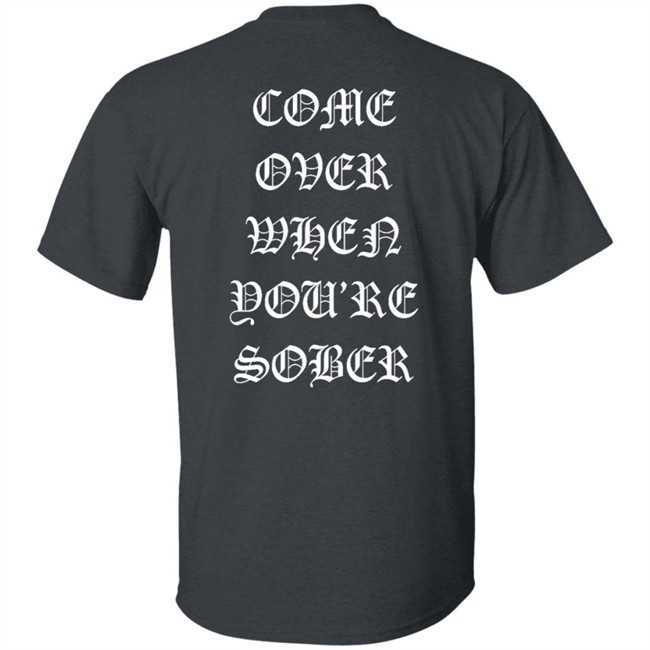Lil Peep Merch Come Over When You'Re Sober Hoodie Lil Peep Merch Come Over When You'Re Sober Hoodie