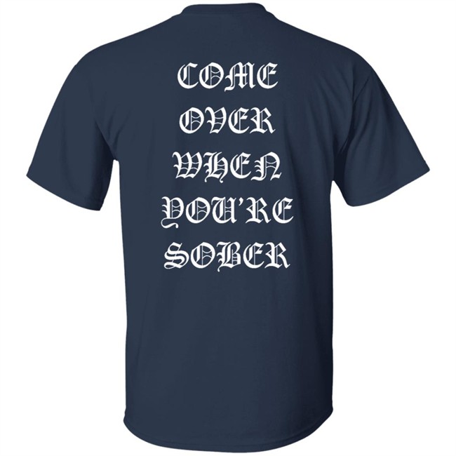 Lil Peep Merch Come Over When You'Re Sober Hoodie Lil Peep Merch Come Over When You'Re Sober Hoodie