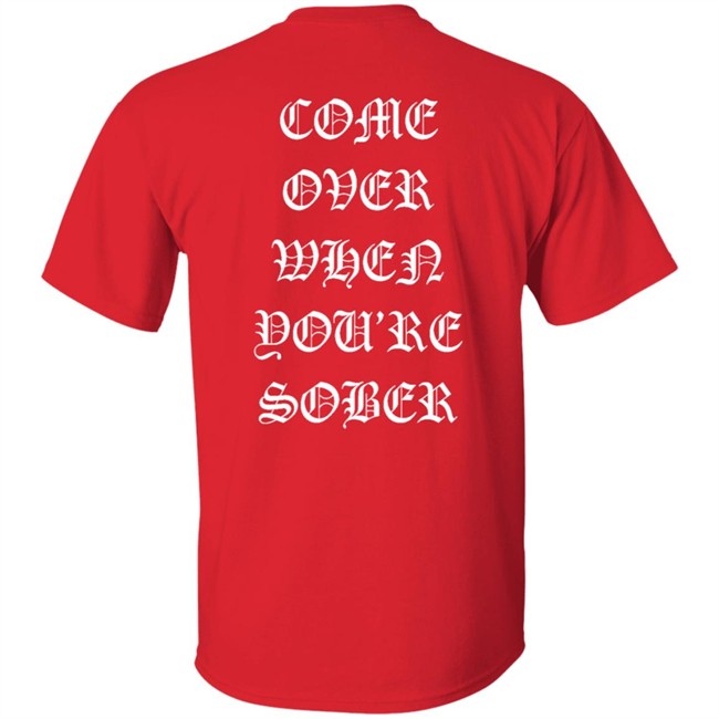 Lil Peep Merch Come Over When You'Re Sober Hoodie Lil Peep Merch Come Over When You'Re Sober Hoodie