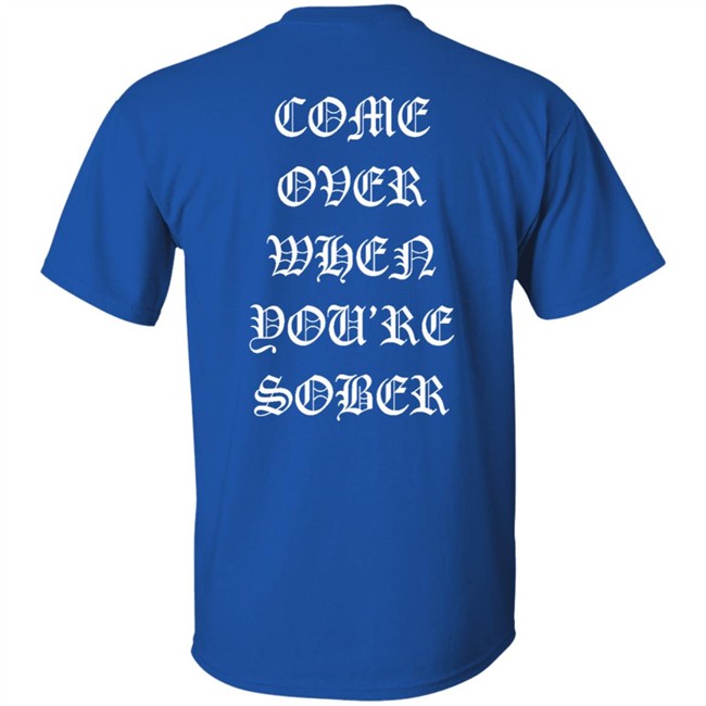 Lil Peep Merch Come Over When You'Re Sober Hoodie Lil Peep Merch Come Over When You'Re Sober Hoodie
