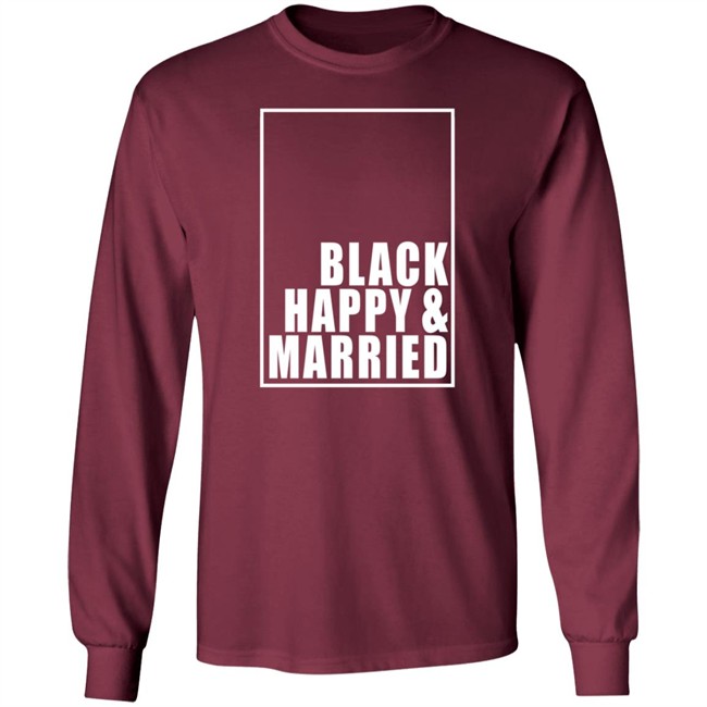 Black Happy And Married T Shirt Black Happy And Married T Shirt