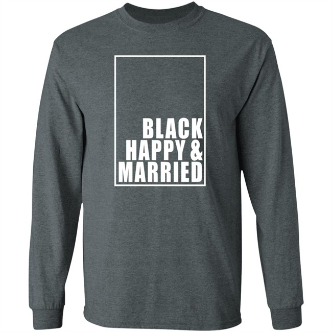 Black Happy And Married T Shirt Black Happy And Married T Shirt