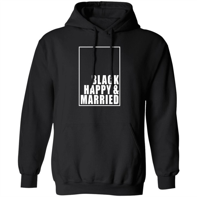 Black Happy And Married T Shirt Black Happy And Married T Shirt