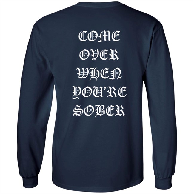 Lil Peep Merch Come Over When You'Re Sober Hoodie Lil Peep Merch Come Over When You'Re Sober Hoodie