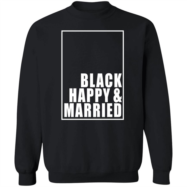Black Happy And Married T Shirt Black Happy And Married T Shirt
