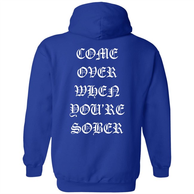 Lil Peep Merch Come Over When You'Re Sober Hoodie Lil Peep Merch Come Over When You'Re Sober Hoodie
