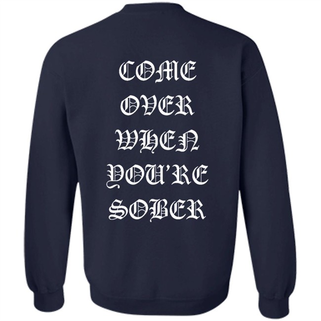 Lil Peep Merch Come Over When You'Re Sober Hoodie Lil Peep Merch Come Over When You'Re Sober Hoodie
