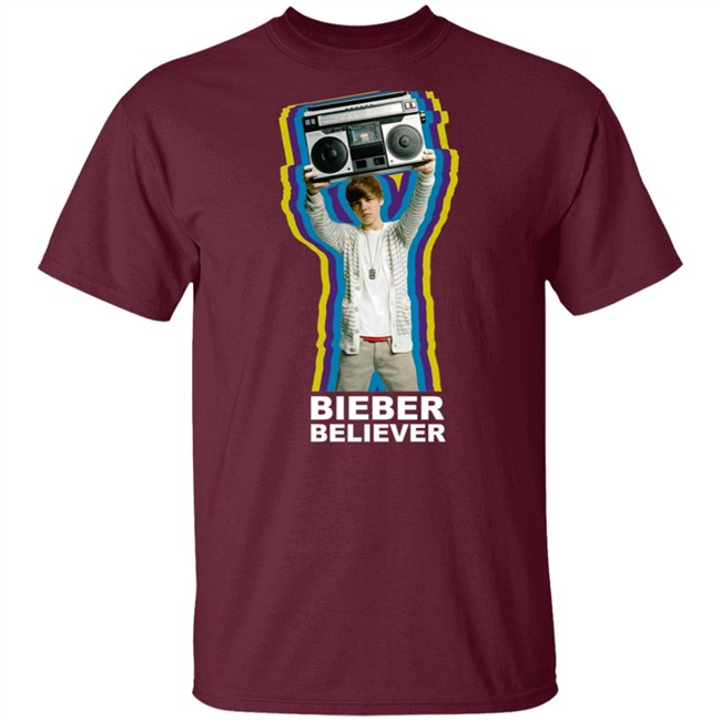 Bieber Believer Merch Boombox T Shirt Bieber Believer Merch Boombox T Shirt