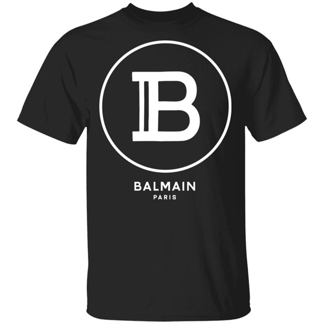 Lilac Balmain Paris Shirt Lilac T-shirt with white Balmain Paris logo Pink Shirt Lilac Balmain Paris Shirt Lilac T-shirt with white Balmain Paris logo Pink Shirt