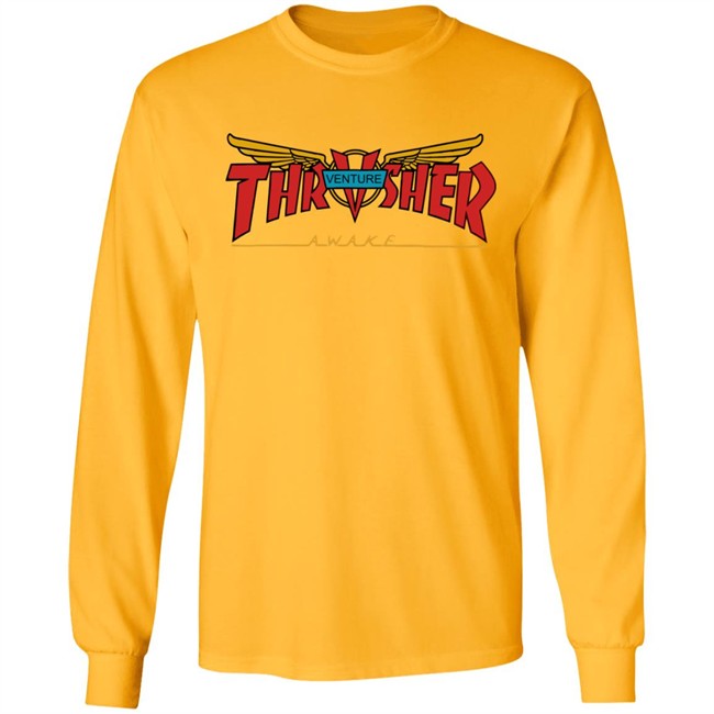 Venture Collab Thrasher Shirt Thrasher Magazine Venture Awake White Shirts Venture Collab Thrasher Shirt Thrasher Magazine Venture Awake White Shirts