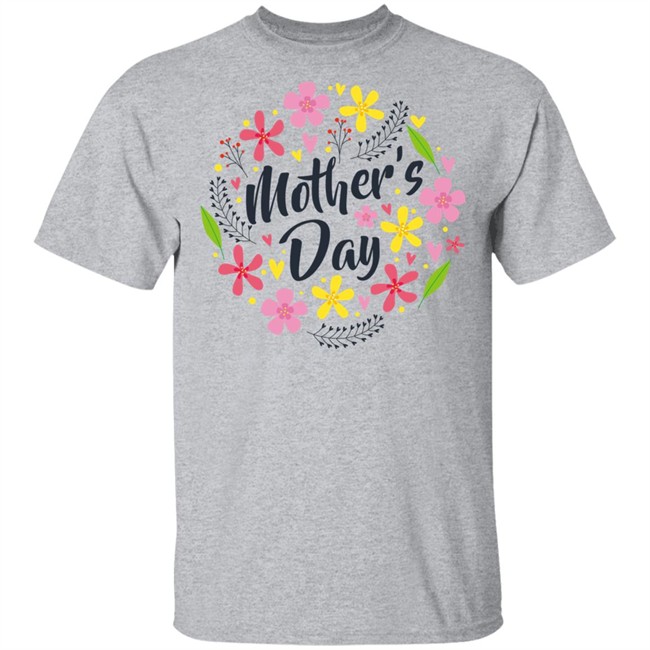 Mothers Day Shirt White Mothers Day Flower T Shirts Mothers Day Shirt White Mothers Day Flower T Shirts