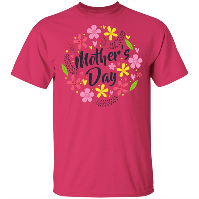 Mothers Day Shirt White Mothers Day Flower T Shirts Mothers Day Shirt White Mothers Day Flower T Shirts