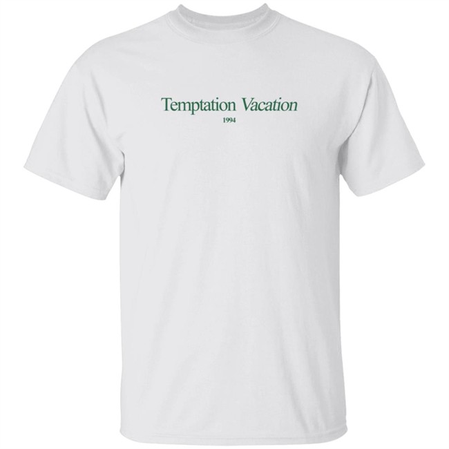 Temptation Vacation TV Type Logo Tee Shirt Temptation Vacation TV Type Logo Tee Shirt
