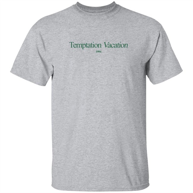 Temptation Vacation TV Type Logo Tee Shirt Temptation Vacation TV Type Logo Tee Shirt