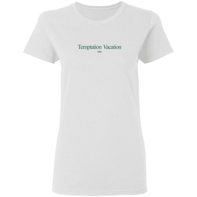 Temptation Vacation TV Type Logo Tee Shirt Temptation Vacation TV Type Logo Tee Shirt