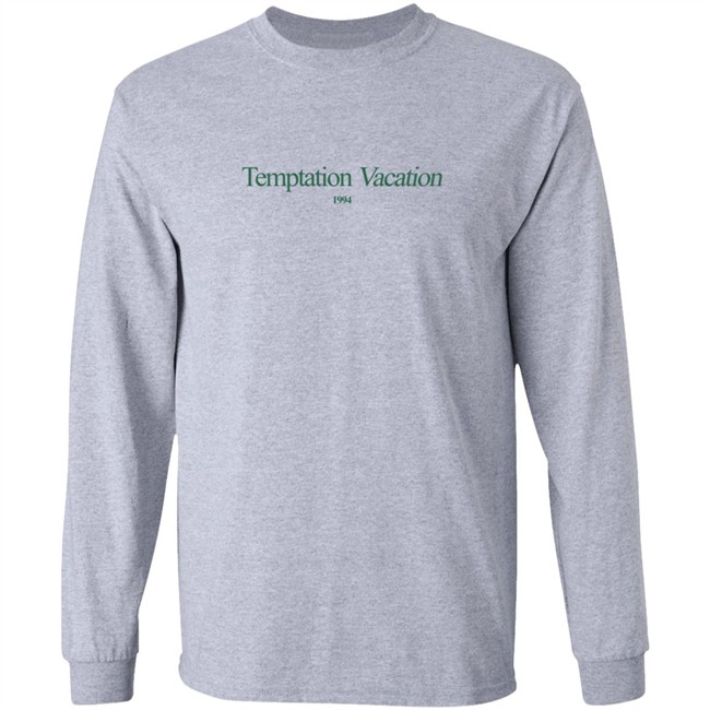 Temptation Vacation TV Type Logo Tee Shirt Temptation Vacation TV Type Logo Tee Shirt