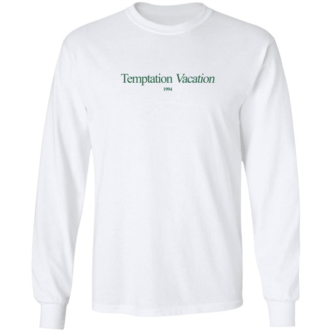 Temptation Vacation TV Type Logo Tee Shirt Temptation Vacation TV Type Logo Tee Shirt