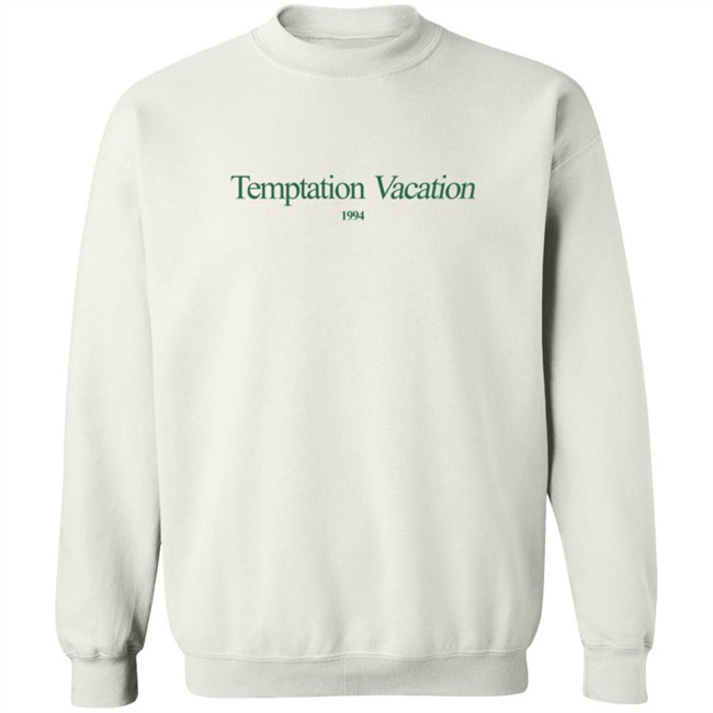 Temptation Vacation TV Type Logo Tee Shirt Temptation Vacation TV Type Logo Tee Shirt