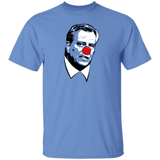 Barstool Merch Store Bill De Blasio Clown Nose Shirt