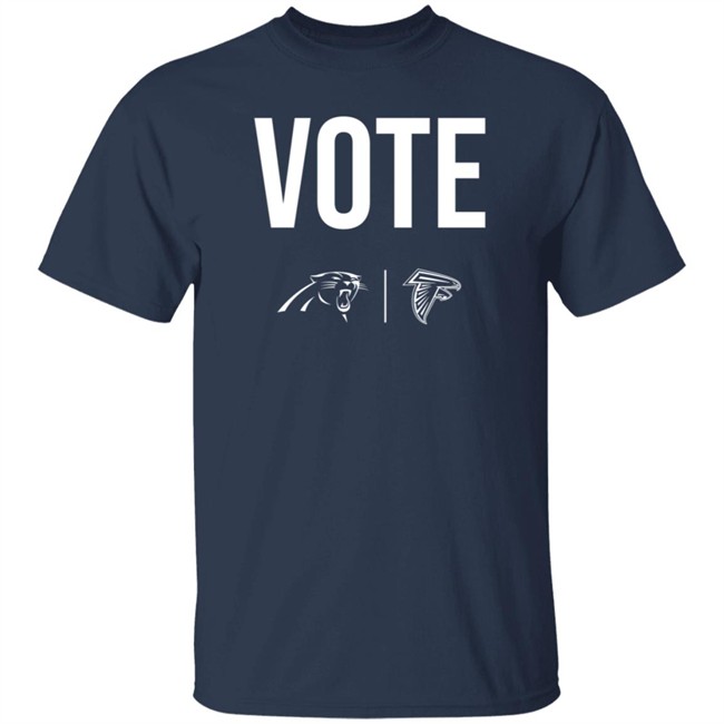 Panthers Falcons Rock the Vote Shirt Panthers Falcons Rock the Vote Shirt