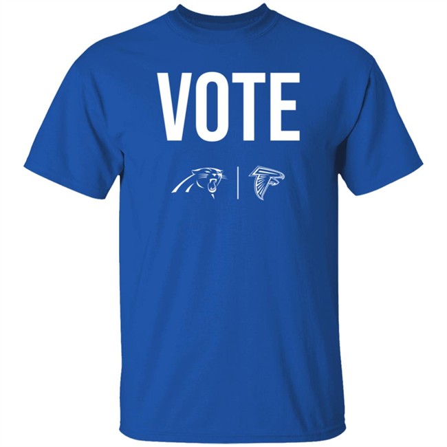 Panthers Falcons Rock the Vote Shirt Panthers Falcons Rock the Vote Shirt