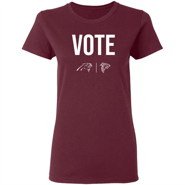 Panthers Falcons Rock the Vote Shirt Panthers Falcons Rock the Vote Shirt