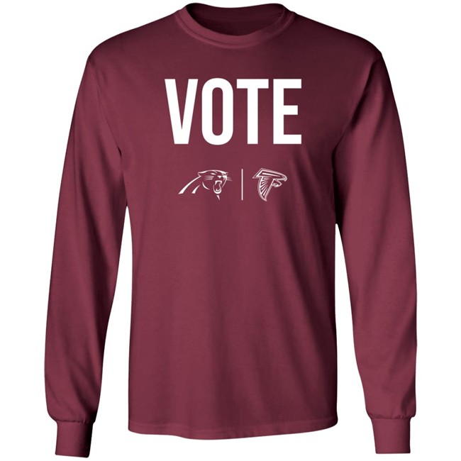 Panthers Falcons Rock the Vote Shirt Panthers Falcons Rock the Vote Shirt