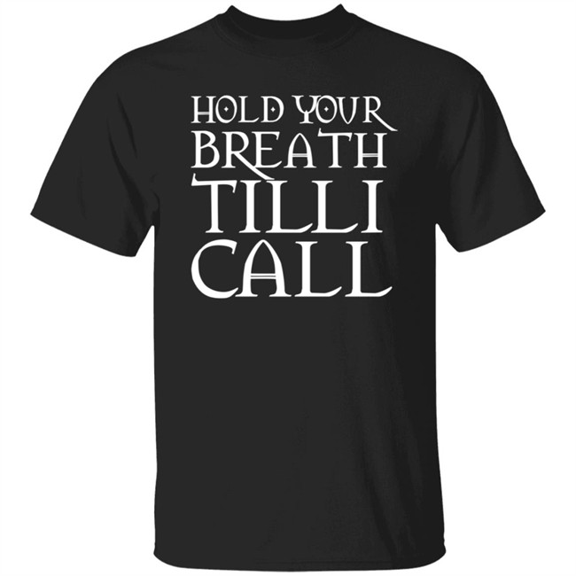 Nightmarfe On Film Street Merch Hold Your Breath Till I Call Tee Shirt
