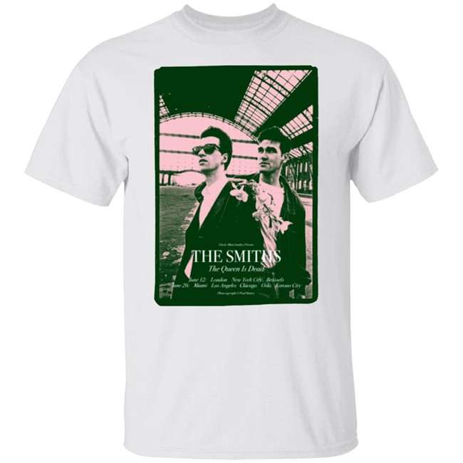 The Smiths T Shirt The Queen is Dead us tour ’86 Complete Chord Songbook T-Shirt white shirt The Smiths T Shirt The Queen is Dead us tour ’86 Complete Chord Songbook T-Shirt white shirt
