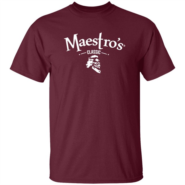 Maestro's Classic Black White Logo Tee Maestro's Classic Black White Logo Tee