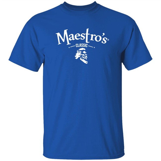 Maestro's Classic Black White Logo Tee Maestro's Classic Black White Logo Tee